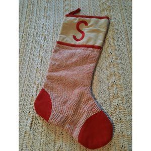 Grammercy Studio Christmas Stocking Initial S
